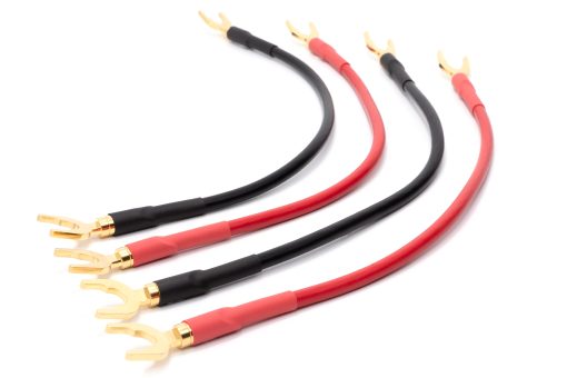 Mogami 3103 High Definition Bi-Wire-Lautsprecherkabel (4er-Set) | VIABLUE 24k Gold T6S Kabelschuhe (Spades) - Kabelschuhe (Spades)