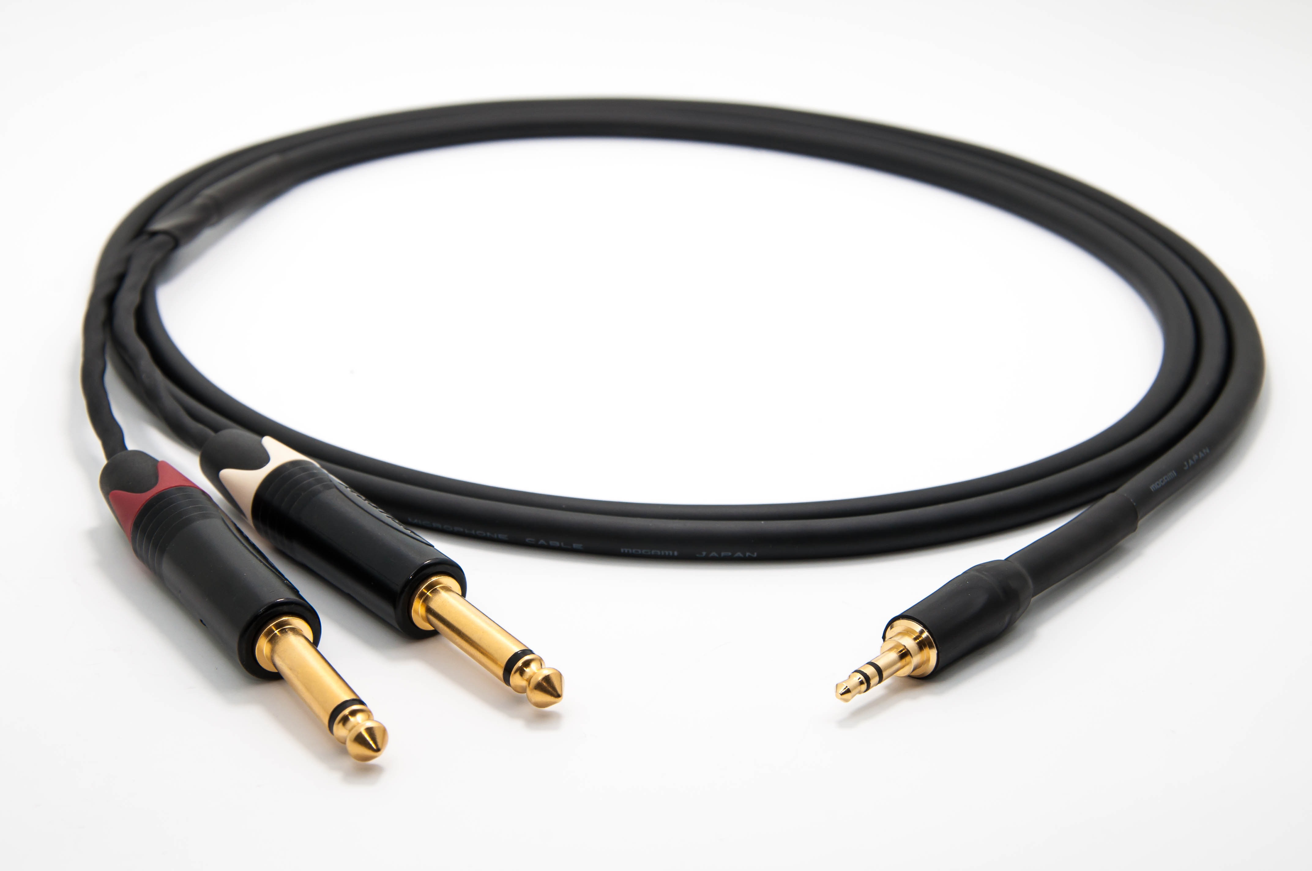 HiFi 3,0 m XLR mâle Neutrik Gold RCA Mogami 2534 Quad Câble Audio Professionnel asymétrique 