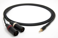 XLR male HiFi Mogami 2534 Quad HiFi Y-Audiokabel 0,5 m Neutrik Gold 6,3mm TRS klinke