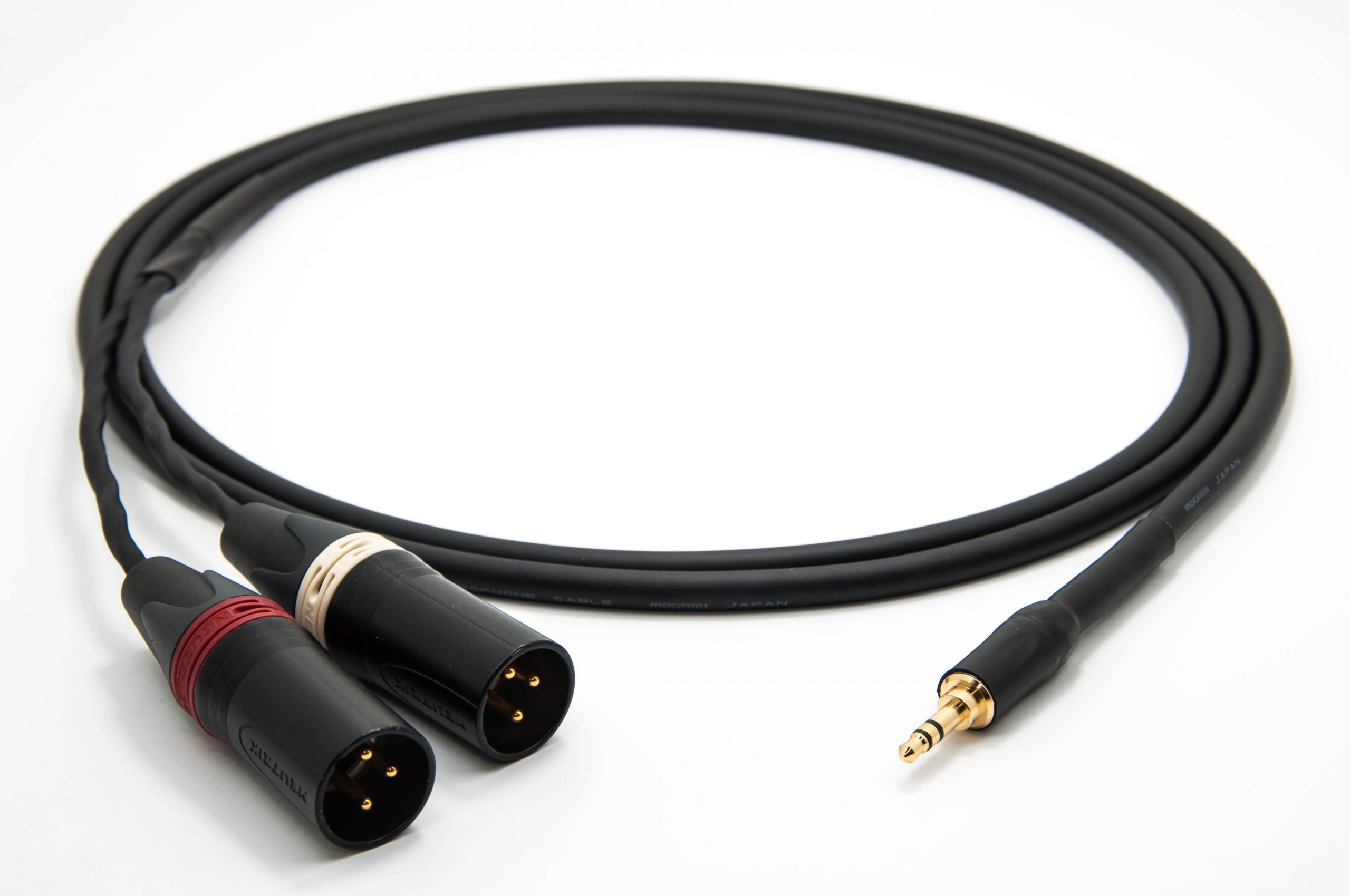 Mogami 2534 Quad Câble Audio Professionnel symétrique Neutrik Gold XLR femelle 6,3mm TRS 0,5 m HiFi 