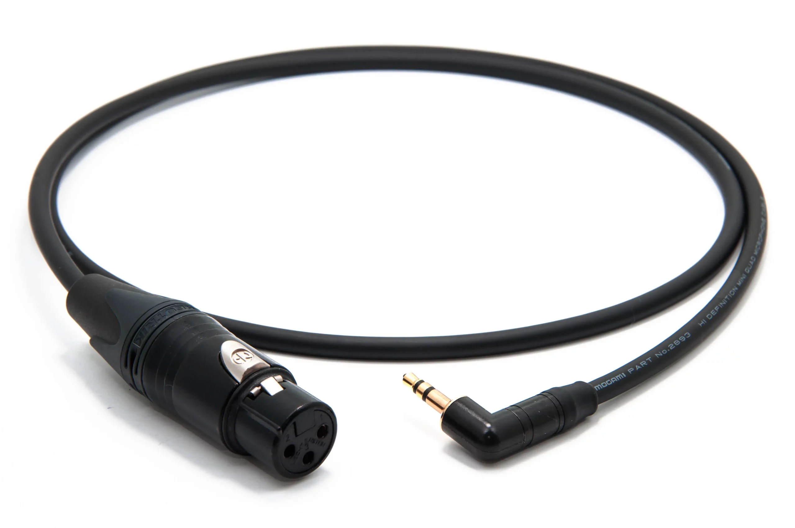 enoaudio Mogami 2893 Kamera Richtmikrofon Kabel | Neutrik 3,5 mini L -XLR female