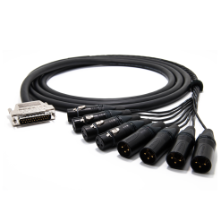Mogami 3162BK-25DM3XMF XLR Female&Male Dsub