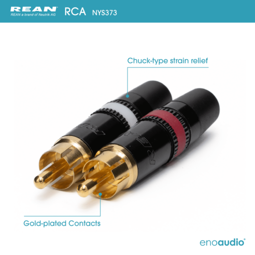 enoaudio Mogami 2534 Quad Cavo Coppia (L,R) professionale | Neutrik Gold RCA | HiFi - immagine 2
