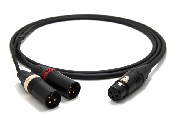 [B-Stock] enoaudio Mogami 2534 Quad Y-Cable | Neutrik XLR female - XLR male | HiFi