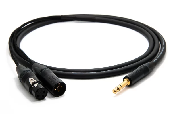 [B-Stock] enoaudio Mogami 2930 Insert Cable | Neutrik 6.3mm TRS - XLR (IN,OUT) | HiFi