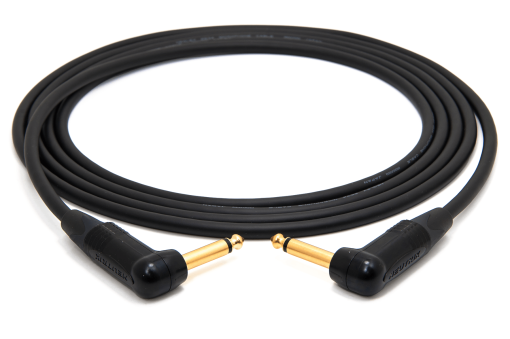 enoaudio Mogami 2534 Quad Professionel Studio Kabel Unsymmetrische | Neutrik Gold 6,3mm TS winkelklinke | HiFi