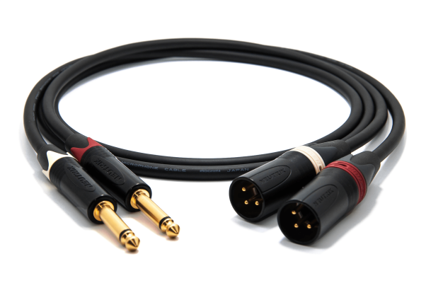 enoaudio Mogami 2534 Quad Cable pares (L,R) Estéreo | Neutrik 6,3mm TS - XLR macho | HiFi