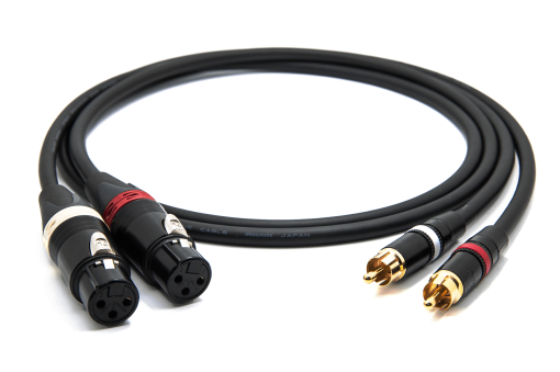 [B-Stock] enoaudio Mogami 2534 Quad Pair (L,R) Cable | Neutrik RCA - XLR-f | HiFi