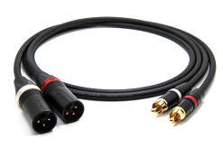 enoaudio Mogami 2534 Quad Pair (L,R) Cable | Neutrik RCA - XLR-m | HiFi