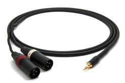 enoaudio Mogami 2534 Quad Y-Cable | Amphenol 3.5mm Mini TRS - Neutrik XLR male (L,R) | HiFi