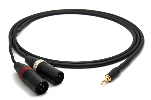 enoaudio Mogami 2534 Quad Y-Cable | Amphenol 3,5mm Mini TRS - Neutrik XLR macho (L,R) | HiFi