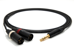 enoaudio Mogami 2534 Quad Y-Cable | Neutrik 6.3mm TRS - XLR male (L,R) | HiFi