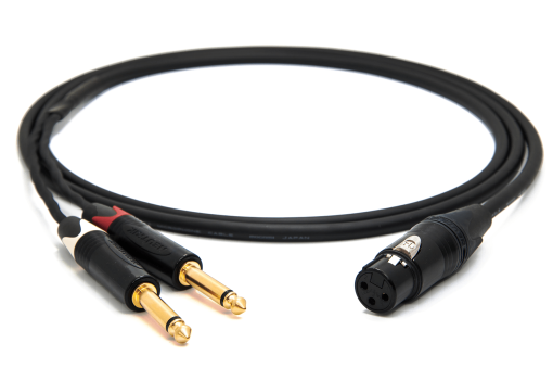 [B-Stock] enoaudio Mogami 2534 Quad Y-Cable | Neutrik XLR female - 6.3mm TS (L,R) | HiFi