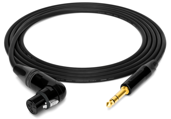enoaudio Mogami 2534 Quad Professionel Studio Kabel Symmetrische | Neutrik Gold XLR female 90º - Neutrik Gold 6,35mm TRS | HiFi