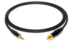 enoaudio Mogami 2893 Quad Bantam Patch Kabel | Amphenol Gold 3,5mm TS (KM2PB-AU) - Neutrik Gold Cinch RCA | HiFi