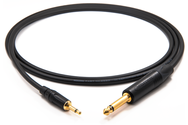[B-Stock] enoaudio Mogami 2893 Cavo alta definizione Adapter Patch | Neutrik Gold 6,3mm TS - Amphenol Gold 3,5mm Mini TS | HiFi