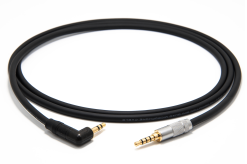 enoaudio Mogami 2893 HiFi Headphone Cable for SONY MDR-1A | Neutrik 3.5mm TRS L Angle - 3.5mm Mini TRRS 4pin