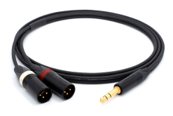 enoaudio Mogami 3106 Stereo Microphone Cable, HiFi Y-Audio cable | Neutrik Gold 6,3mm TRS - Neutrik Gold XLR male | HiFi