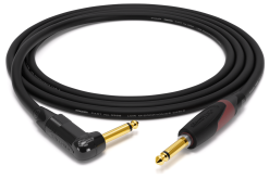 enoaudio Mogami 2524 Instrument Cable | Neutrik Silent Switch 6.3mm TS - 6,3mm TS Angled | HiFi