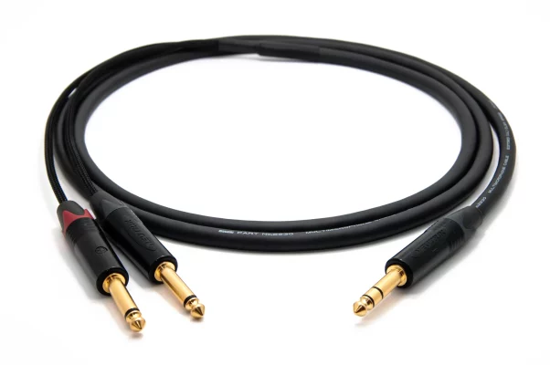 [B-Stock] enoaudio Mogami 2930 Insert Kabel | Neutrik Gold 6,3mm TRS klinke - TS (in/out) | HiFi