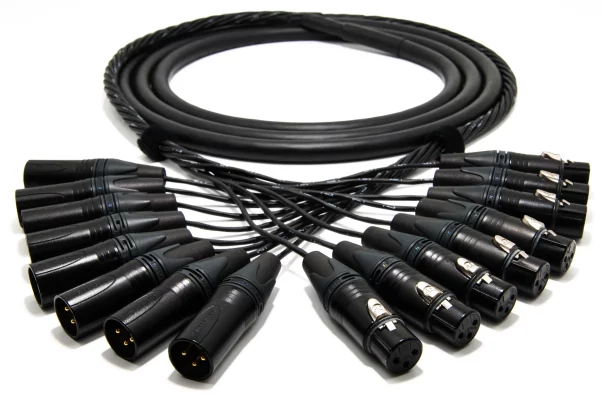 [B-Stock] enoaudio Mogami 2932 8 Multicore Analog Kabel | Neutrik Gold XLR male - Neutrik XLR female | HiFi